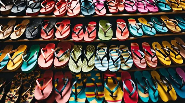 Summer flip flop shop.