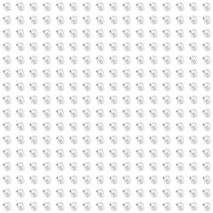 Honey in combs in a glass jar. Seamless pattern. Doodle style.