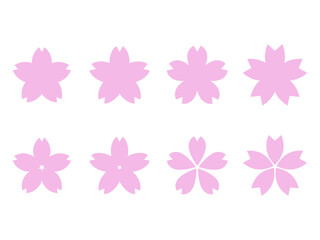 桜の花アイコンセット