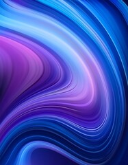 A stunning abstract background featuring smooth gradient swirls in rich shades of blue and purple. The flowing curves and soft transitions between colors create a sense of movement and depth