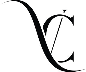 Vector VC fashion logo