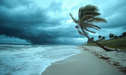 Hurricane nears beautiful coast