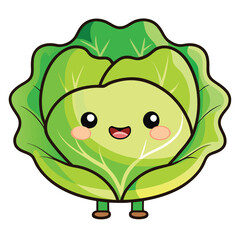cute kawaii  fruits and vegetables 