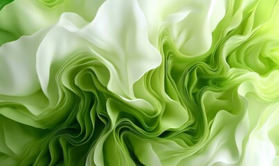 Obraz premium Raw white cabbage, Green cabbage close up background