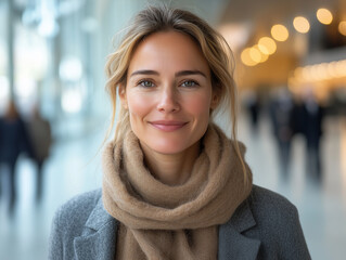 Portrait of a Confident and Happy Businesswoman Ready to Lead