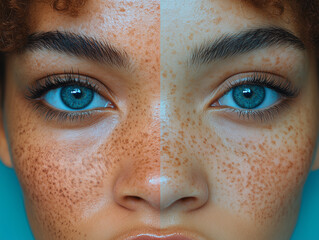 Before and After: Woman’s Skin Transformation from Dry to Glowing