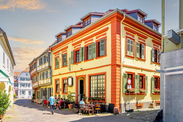 Altstadt, Ladenburg, Deutschland 