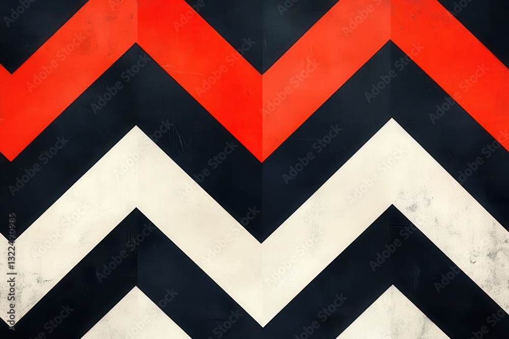 Aufkleber bold geometric patterns create a striking visual in contemporary interior design featuring angled li