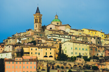 Obraz premium Ancient town of Trevi, Umbria Region, Italy