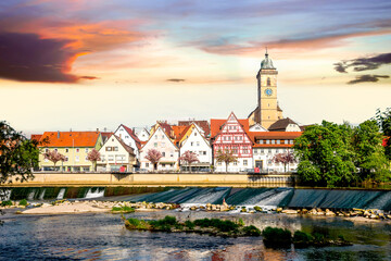 Altstadt, Nuertingen, Deutschland 