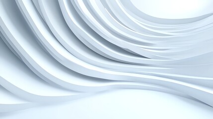Naklejka premium Abstract White Wave Structure Curving Background Perfect for Modern Design