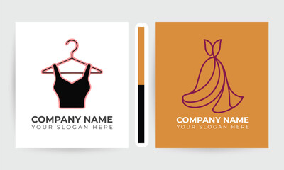 Elegant Dress Logo Design for Fashion Brands and Boutiques