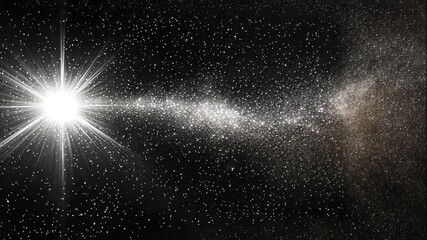 Cosmic Star Burst Background Image