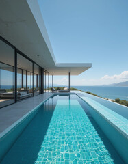 Obraz premium Modern Living – Stunning Contemporary House Illustrations for Architecture and Real Estate