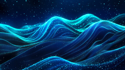 northern lights wavy glitter