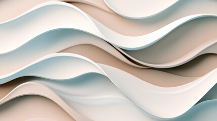 Obraz premium Abstract Almond Milk Pattern with Flowing, Smooth Waves