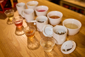 Explore a wonderful variety of tea infusions that create a delightful tasting experience