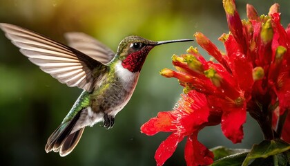 Obraz premium hummingbird in flight