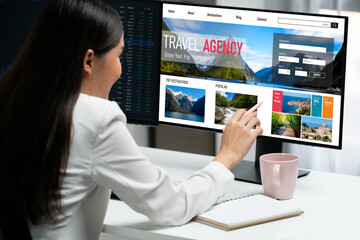 Online travel agency website for brisk search and travel planning offers deal and package for...