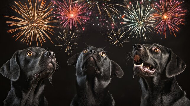 1. **Fireworks Stressing Pets: New Year Fear for Dogs and Cats**