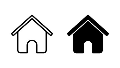House icon vector. Home sign and symbol