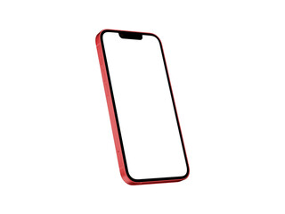 iPhone 13 Red Isometric View