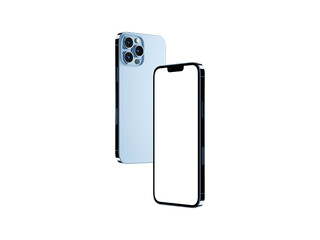 iPhone 13 Pro Max Blue Perspective View