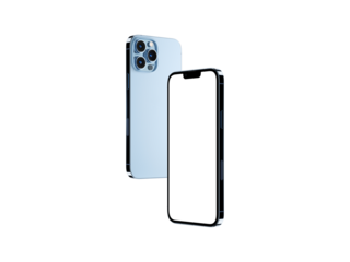 iPhone 13 Pro Max Blue Perspective View