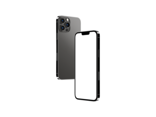 iPhone 13 Pro Max Graphite Perspective View