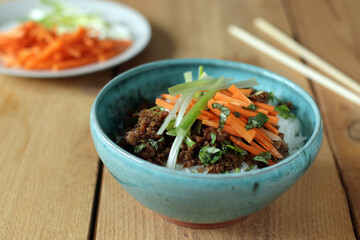 Turkey chilli noodles. Healthy homemade food