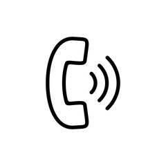 Call icon vector illustration. telephone sign and symbol. phone icon. contact us