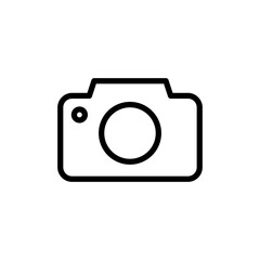 Camera icon vector illustration. photo camera sign and symbol. photography icon.