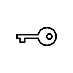 Key icon vector illustration. Key sign and symbol.
