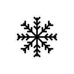 Snow icon vector illustration. snowflake sign and symbol