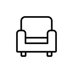 Sofa icon vector illustration. sofa sign and symbol. furniture icon