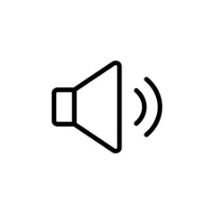 Speaker icon vector illustration. volume sign and symbol. loudspeaker icon. sound symbol
