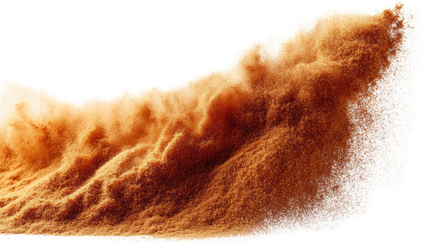 Dynamic Dust Cloud: A powerful swirling vortex of dust, capturing the raw energy and volatile beauty of the desert's elements.