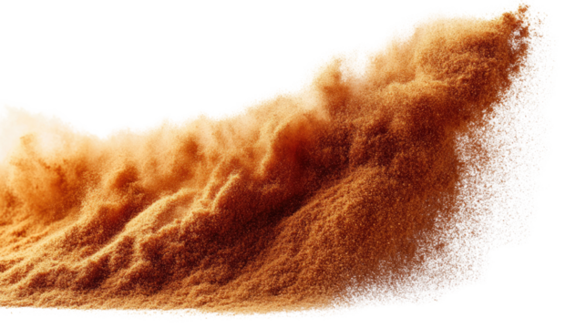 Dynamic Dust Cloud: A powerful swirling vortex of dust, capturing the raw energy and volatile beauty of the desert's elements.