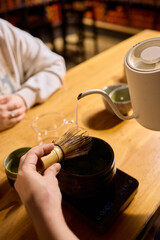 Crafting Matcha The Artful Hand Whisking Process of Creating a Perfect Beverage Experience