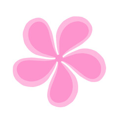 Cute sakura flower petals