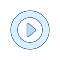 Play Button vector icon
