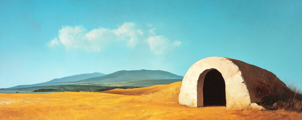 Empty Tomb of Jesus at the Holy Land