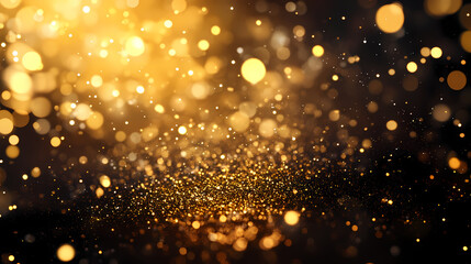 glittering transparent dust