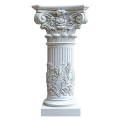 column, architecture, pillar, greek, roman, stone, ancient, marble, pedestal, antique, temple, classic, greece, ionic, architectural, building, style, old, classical, 3d, rome, columns, support, capit