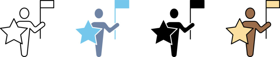 lead concept line icon. Simple element illustration.