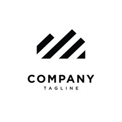 Obraz premium Letter B House Line logo Icon Vector