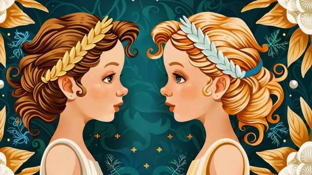 Description  Energetic and witty, Gemini girls light up every room with their charm and intellect. Always curious, they love new experiences.