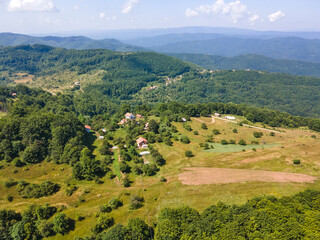 Landscape of Erul mountain near Kamenititsa peak, Bulgaria