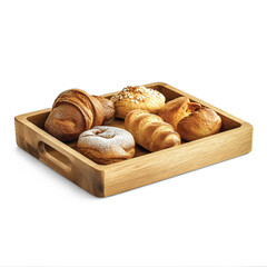 bread, food, basket, bakery, baked, wheat, breakfast, brown, loaf, bun, fresh, white, healthy, roll, isolated, baguette, flour, grain, meal, snack, closeup, wicker, cereal, bake, diet