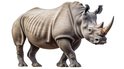 Obraz premium Majestic White Rhinoceros Wildlife Photo for Conservation and Nature Documentaries